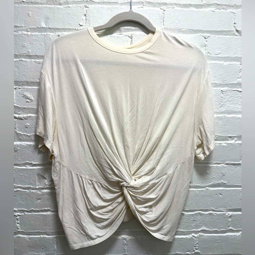 Gianni Bini drapey crop top XL